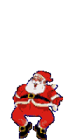 babbo natale che salta